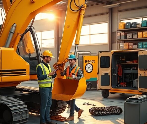 Jak wybrać serwis koparek, by skrócić czas przestoju maszyny?