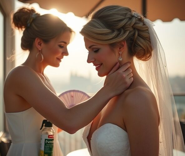 Jak wybrać stylizację fryzur w Warszawie na ślub w upał, by trwała?