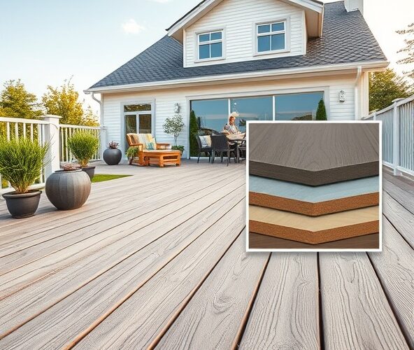 Jak wybrać taras kompozytowy przy domu jednorodzinnym, aby zminimalizować coroczne malowanie i impregnację?