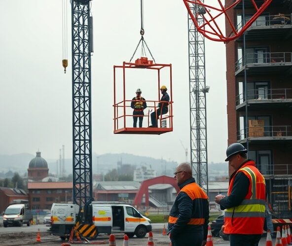 Czy wynajem dźwigów w Zabrzu z koszem wymaga dodatkowych pozwoleń?