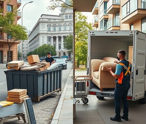 Wywóz mebli w Warszawie: kontener czy firma z wyniesieniem?