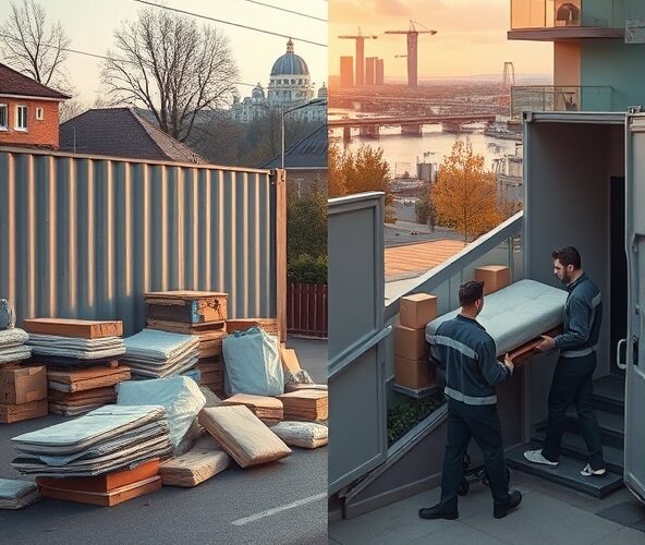 Wywóz mebli w Warszawie: kontener czy firma z wyniesieniem?