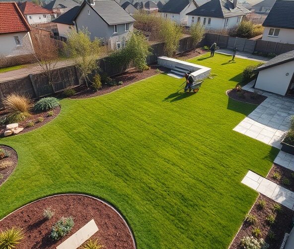 Ile kosztuje zakładanie ogrodów w Rybniku 500 m² z nawadnianiem?