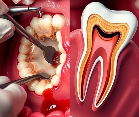 Czy martwy ząb z dużym ubytkiem lepiej usunąć, czy odbudować koroną po leczeniu kanałowym?