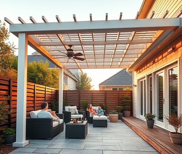 Jak wybrać pergole Radzymin przy domu jednorodzinnym, żeby ograniczyć coroczne malowanie i serwis?