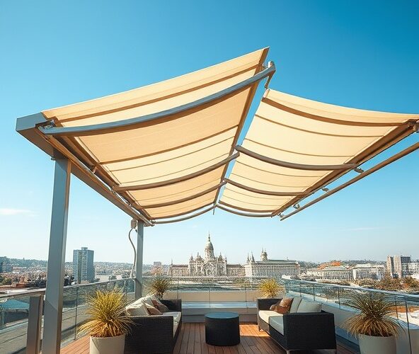 Jak wybrać pergolę z rozsuwanym dachem w Warszawie na wietrzny, nasłoneczniony taras?