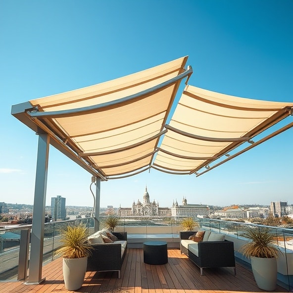 pergole z rozsuwanym dachem warszawa