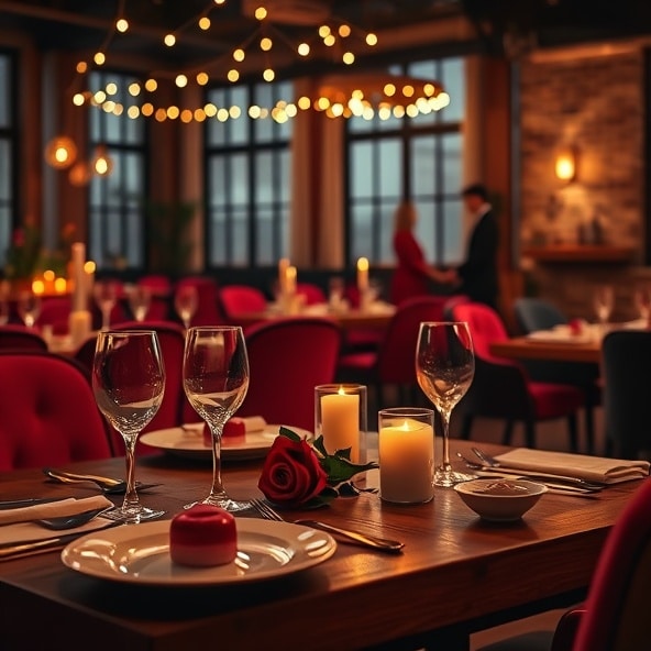 walentynki w restauracji łódź