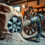 worek piasku do piaskowania