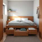 łóżko drewniane olchowe