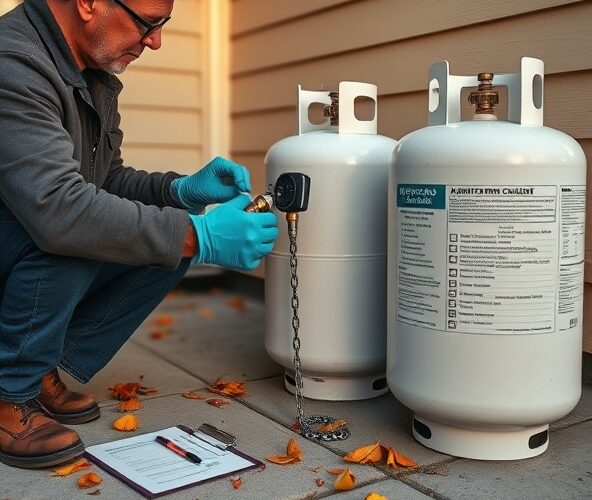 Jak kontrolować gaz w butlach w domu przed sezonem grzewczym?