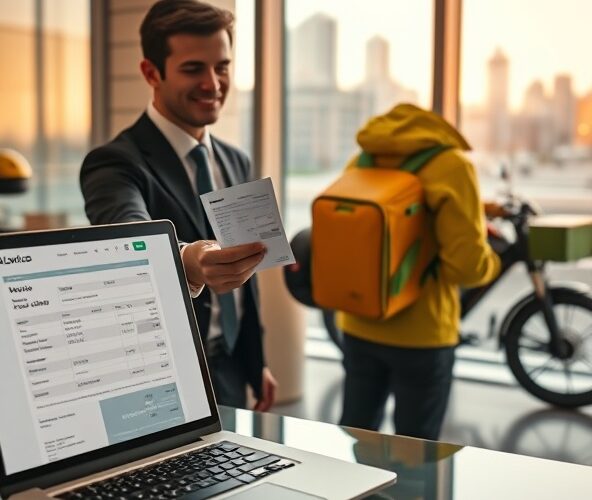 Czy partner rozliczeniowy Glovo wystawia faktury VAT dla kuriera JDG?