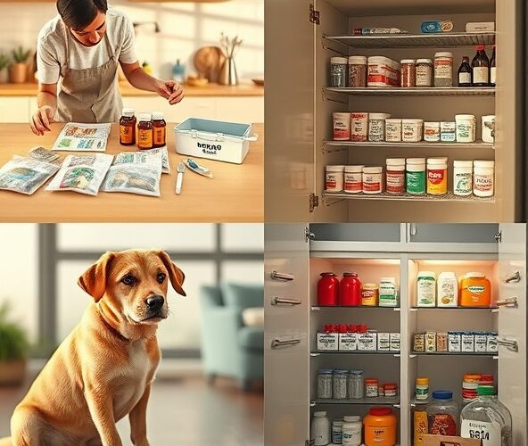 Jak przechowywać preparaty dla psa w domu, krok po kroku?