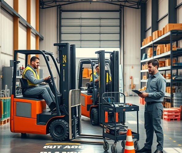 Jak mała firma w Grójcu powinna wybrać serwis wózków widłowych, aby zminimalizować przestoje na hali?