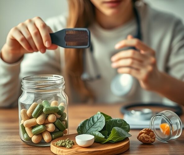 Jak wybrać witaminy na włosy przy nagłym wypadaniu po stresie lub chorobie?