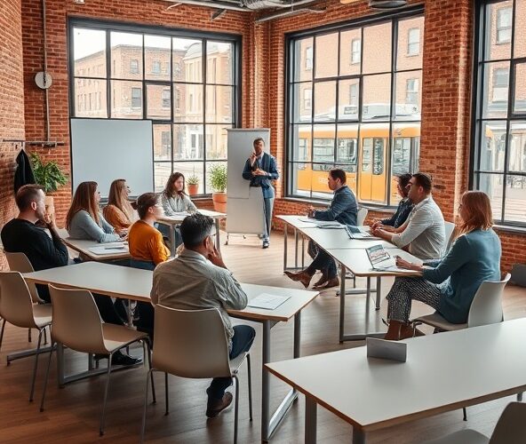 Jak znaleźć tani wynajem sali szkoleniowej w Łodzi dla 20 osób?