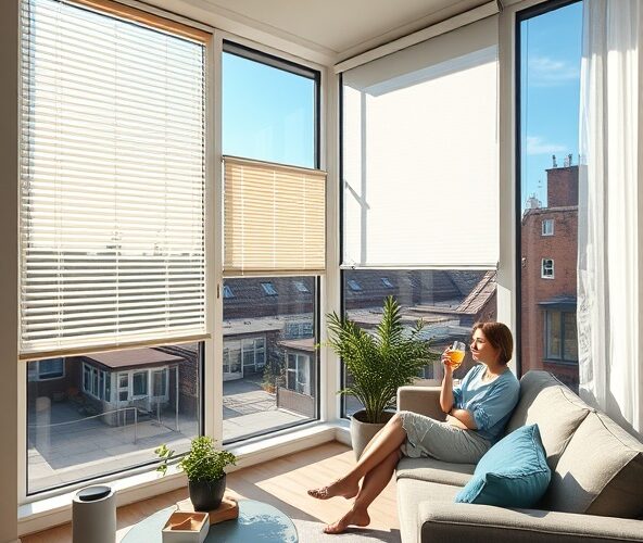Jak dobrać żaluzje wewnętrzne Łódź do okien od południa, żeby realnie obniżyć nagrzewanie mieszkania latem?