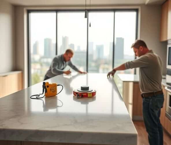 Czy montaż konglomeratu kwarcowego w Warszawie wymaga pozwolenia?