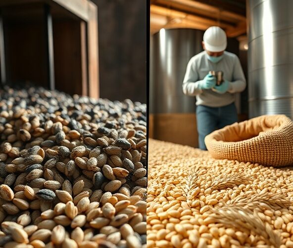 O ile konserwacja zasadowa zbóż obniża poziom mykotoksyn w praktyce?