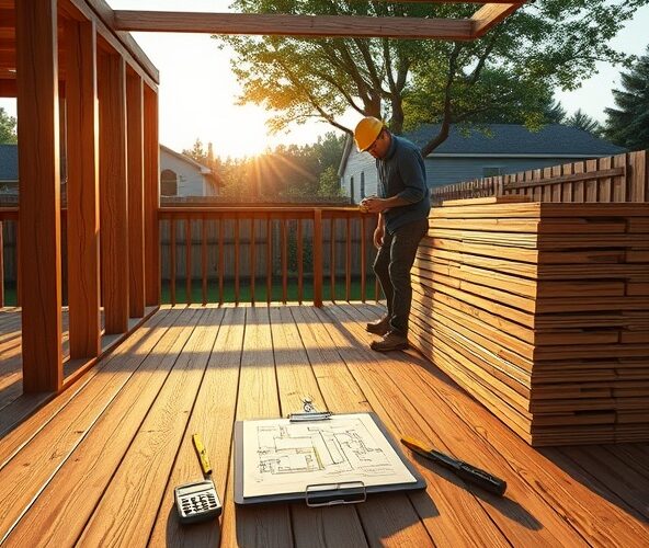 Ile desek na taras kompozytowy zamówić do montażu?