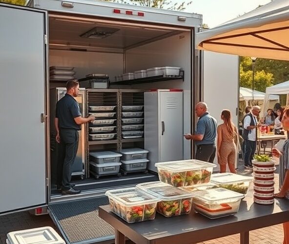 Jak wypożyczalnia chłodni na Śląsku pomoże obsłużyć plenerowy catering latem bez ryzyka rozmrożenia jedzenia?