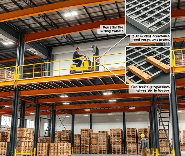 Jak podesty z kraty Wema dobrać do antresoli magazynowej pod wózki paletowe?