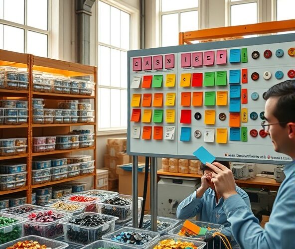 Jak polski producent guzików MŚP wdroży prosty system kanban?