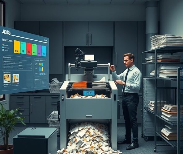 Jak JDG może wdrożyć profesjonalne niszczenie dokumentów z automatycznym wyborem akt do zniszczenia?