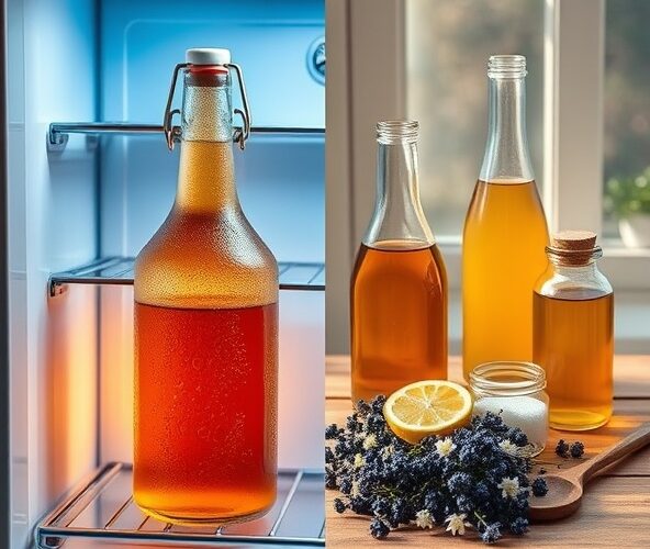 Czy syrop z kwiatu czarnego bzu trzeba przechowywać w lodówce?