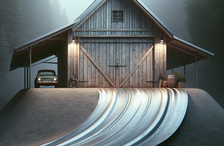 Garaż blaszany ze spadkiem – jak go zaprojektować i zbudować?