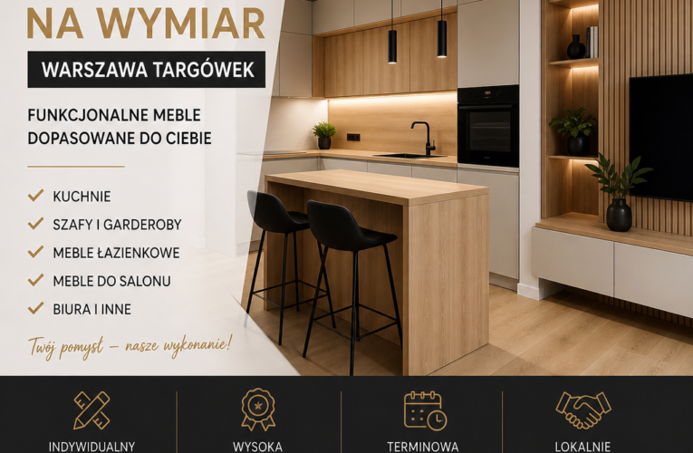 Meble na wymiar w Warszawie Targówek – jak stworzyć idealne wnętrze?