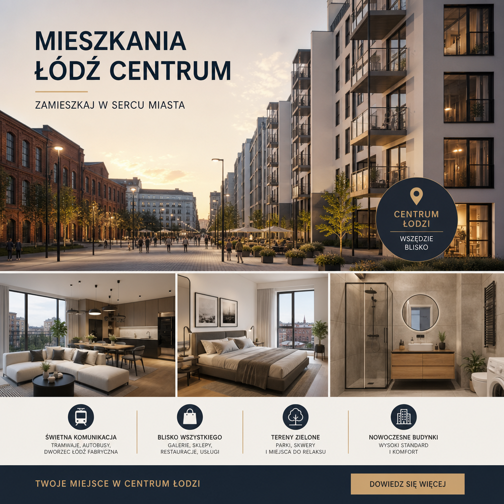 mieszkania łódź centrum